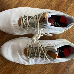 Puma mens Ignite golf shoes white leather size 9.5